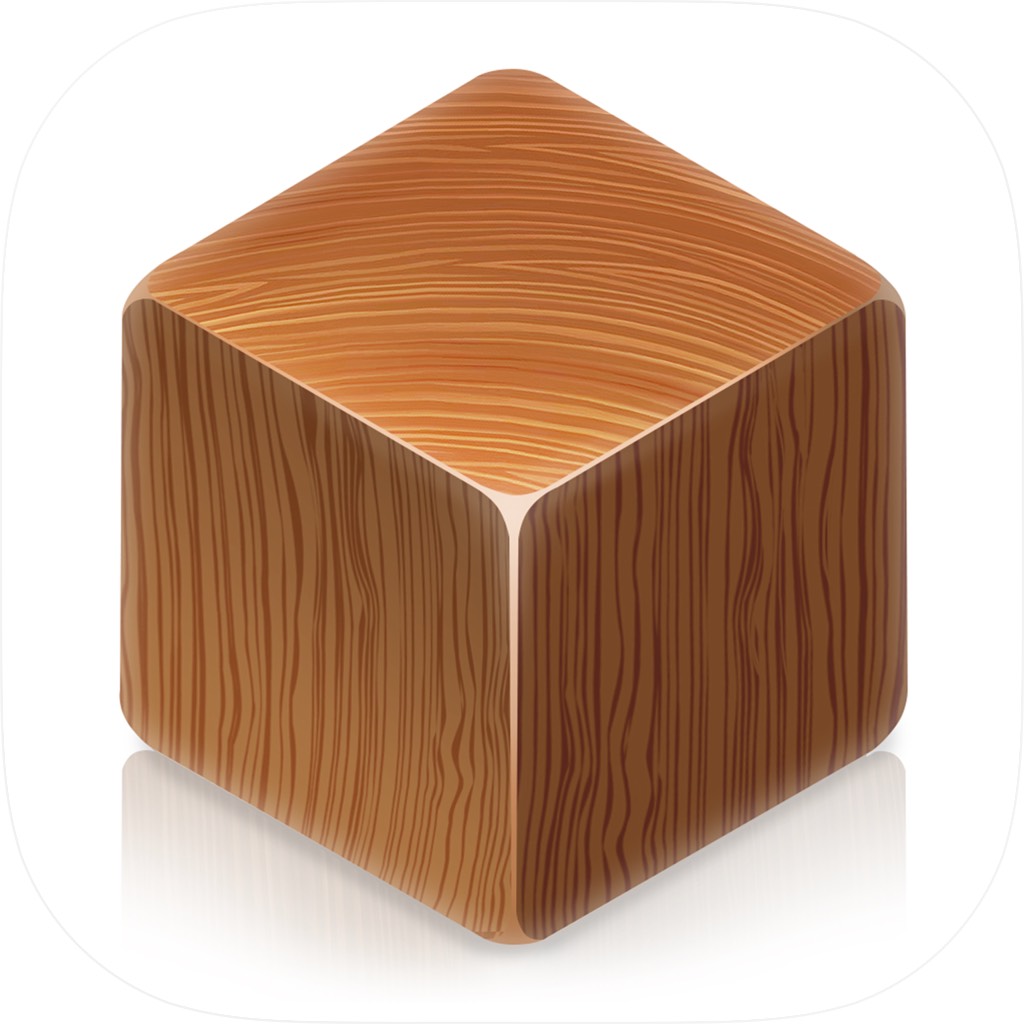 Apple App Store cover for Classic Wood Blocks puzzle