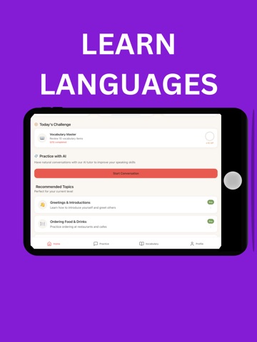 HelloNow AI X iPad screenshot