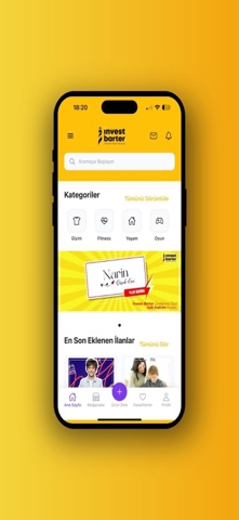 Invest Barter Vitrin Uygulama screenshot