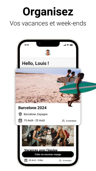 Organisateur voyages, Hellobud Screenshot