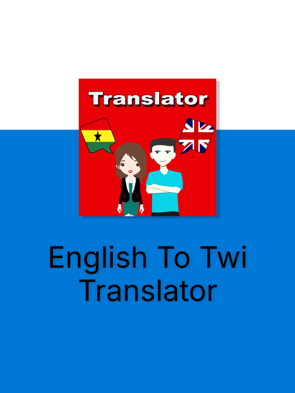 English To Twi Translator iPad screenshot