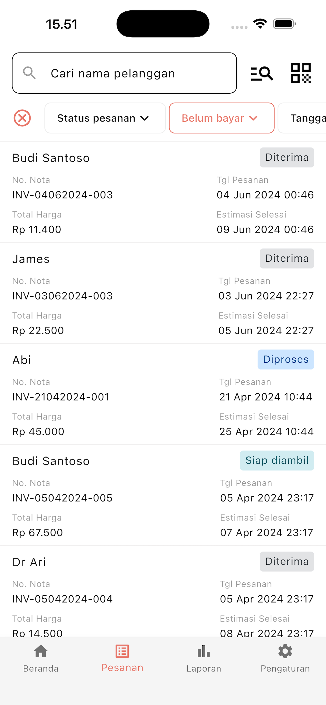 Laundry POS App screenshot 3