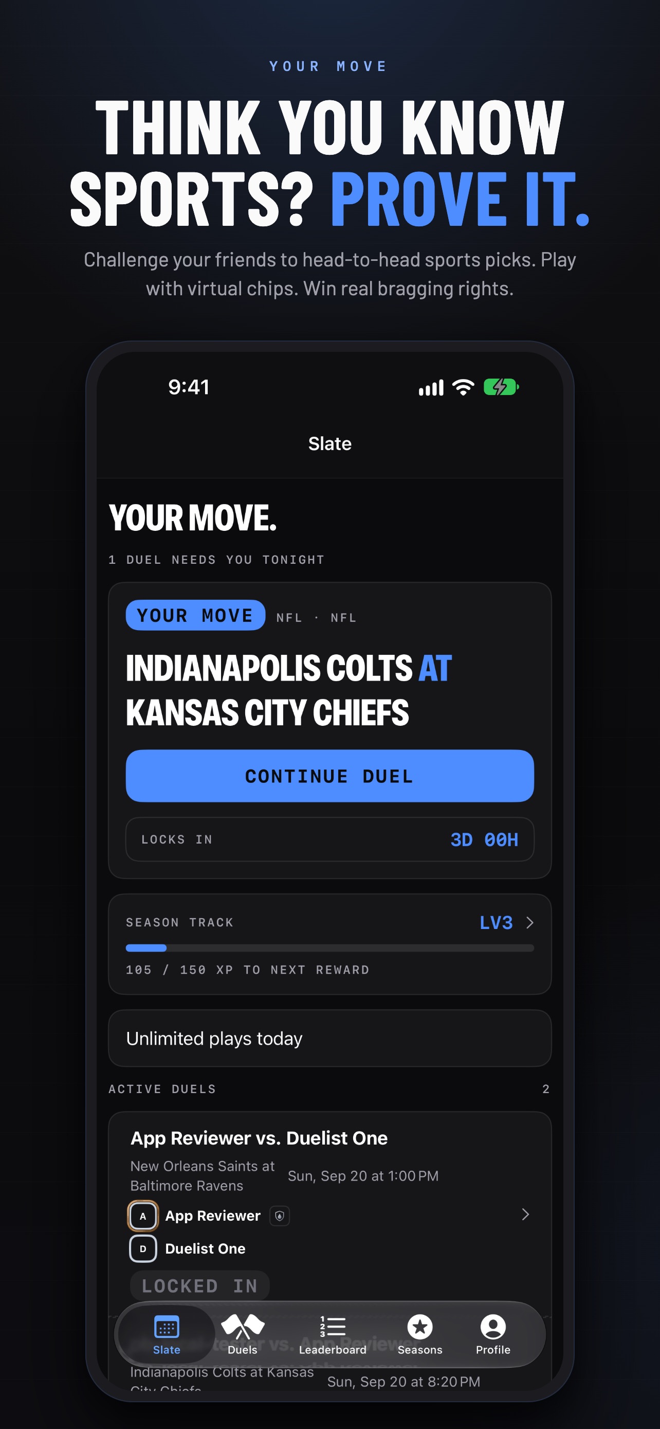Screenshot 1 of PickBound: Sports Pick Duels