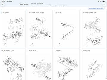YAMAHA Parts Catalogue IDN iPad screenshot 3