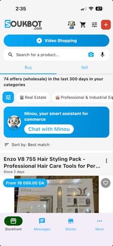 Soukbot screenshot