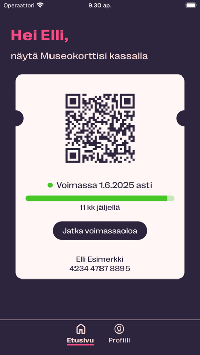 Museokortti Screenshot