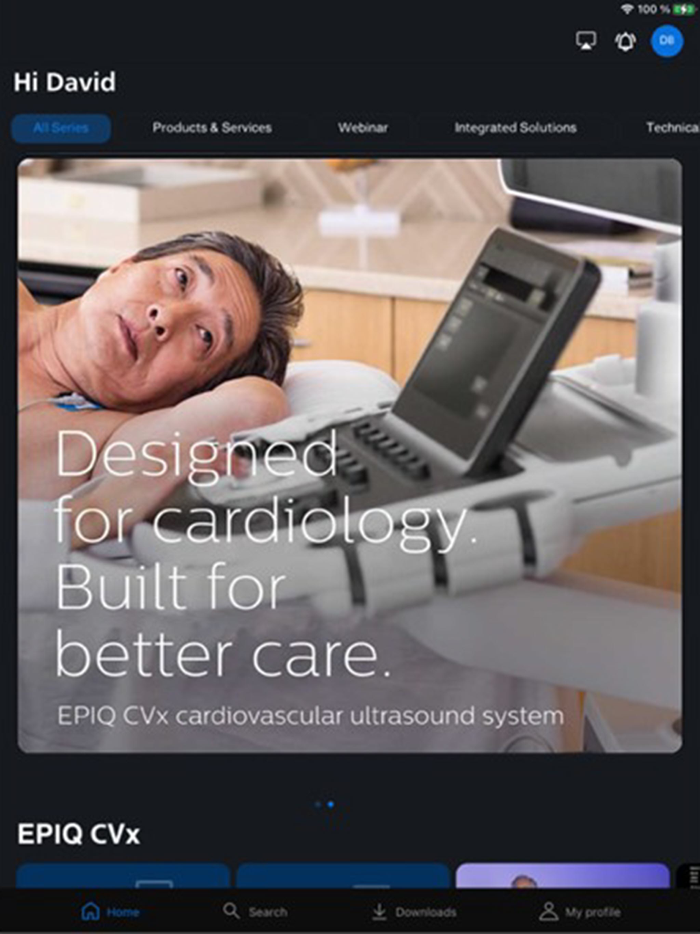 Philips Ultrasound Circle CV