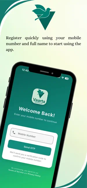 Vaarta Messaging screenshot 1
