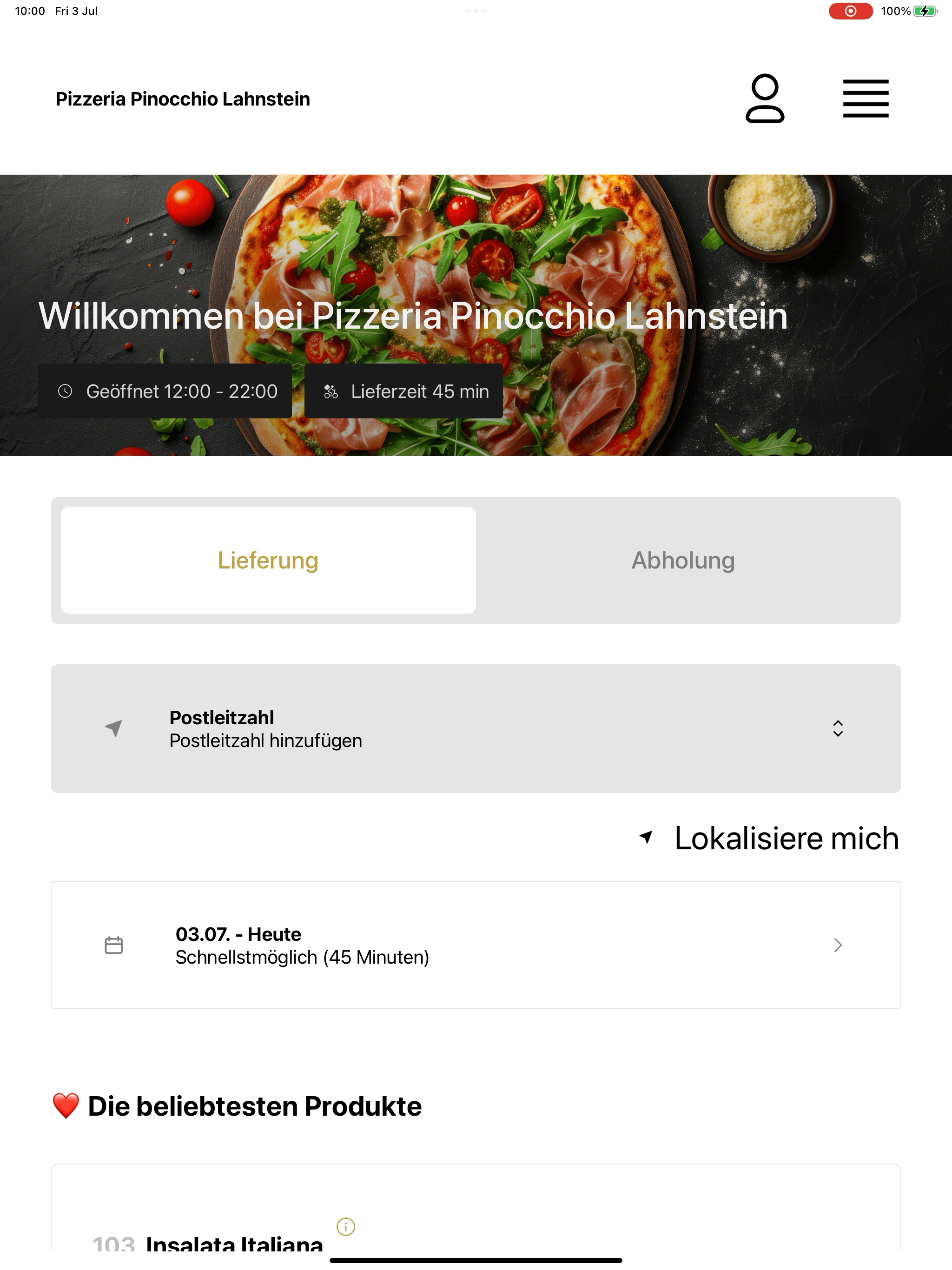 Pizzeria Pinocchio Lahnstein