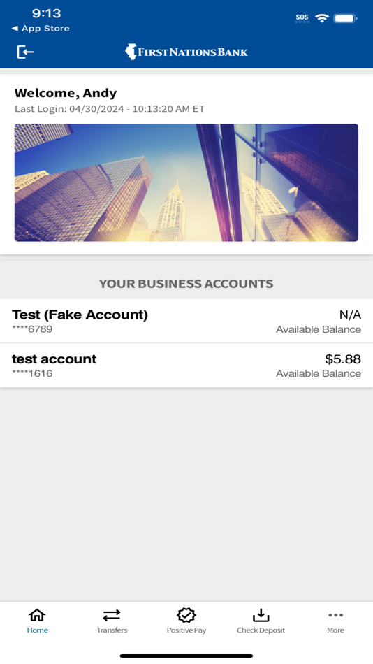 #2. First Nations Bank Bus Mobile (iOS) 由: First Nations Bank