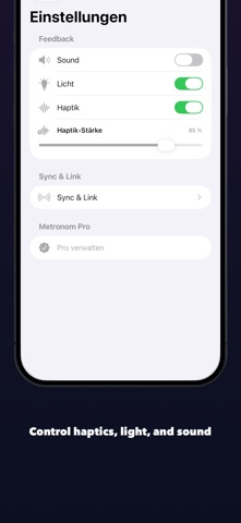 Watch Metronome with Haptics iPhone screenshot