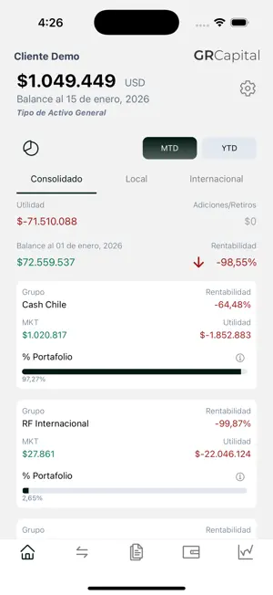 GR Capital APP screenshot 1
