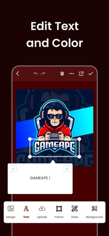 Logo Esport Gaming Maker iPhone screenshot