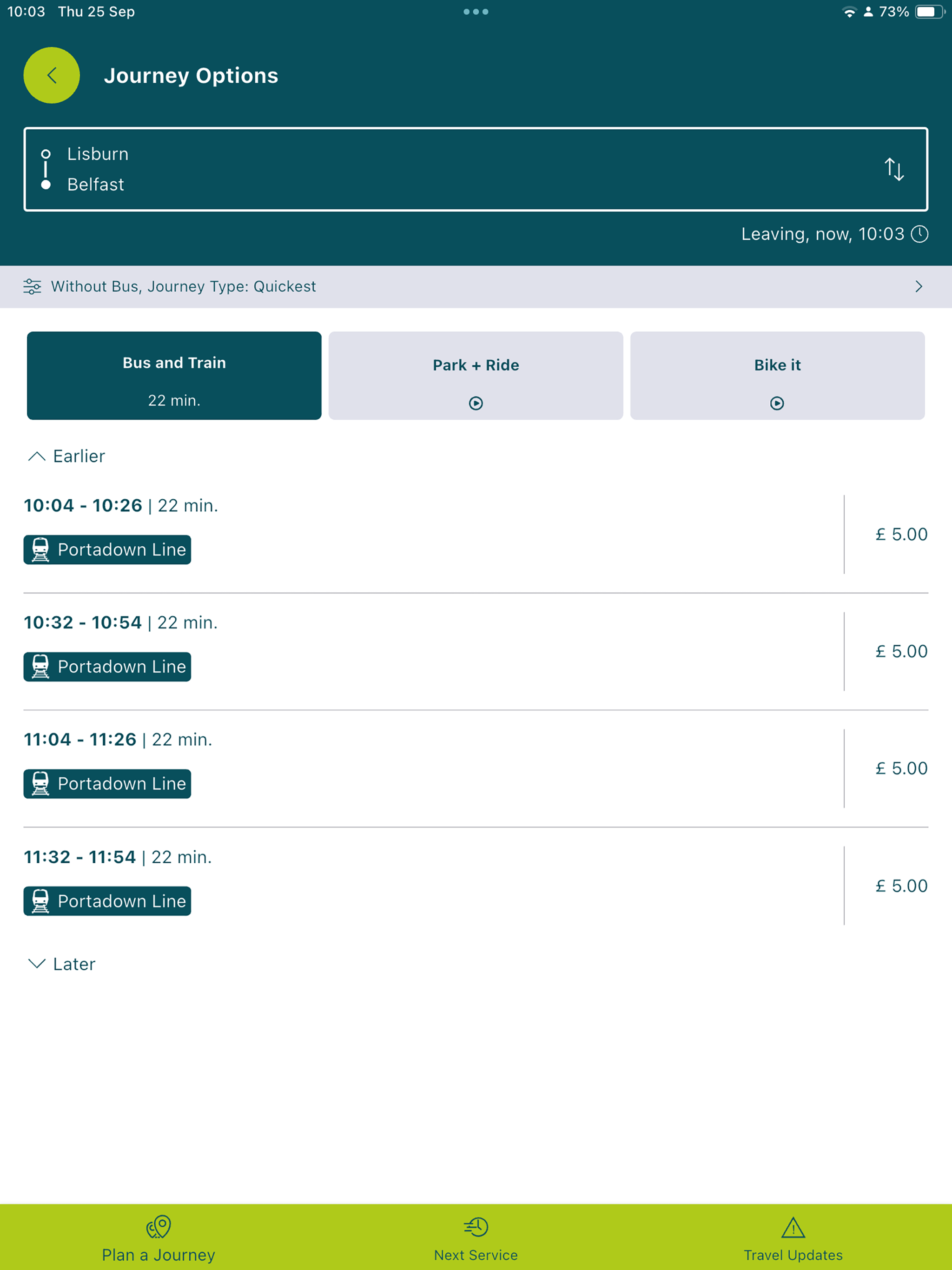 Translink Planner
