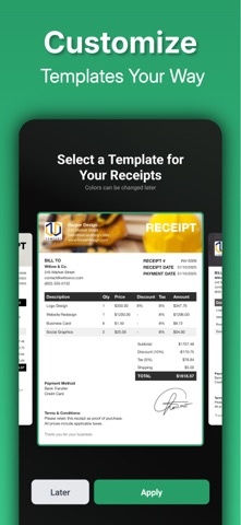 Receipt Maker - Generate Bills Screenshot 4 of 7