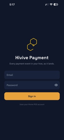Hivive Payment iPhone screenshot