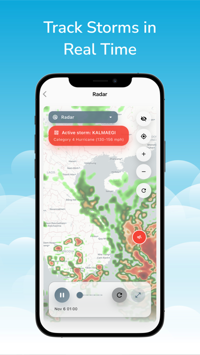 Weather Radar: Forecast Live iPhone screenshot 3 - Weather app