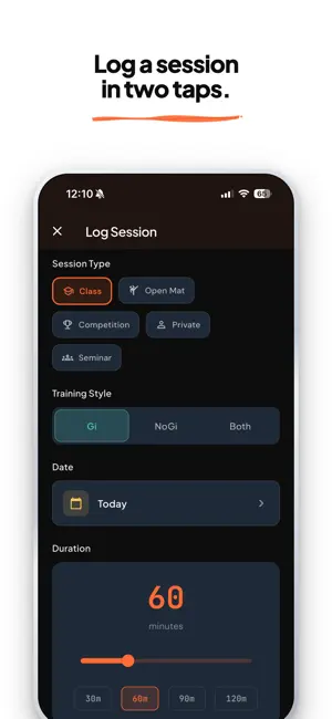 Rollbook: BJJ & NoGi Training screenshot 2