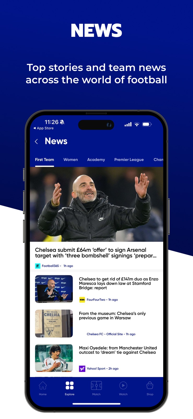 CFC-Blues - Live Scores & News iphone screenshot 3