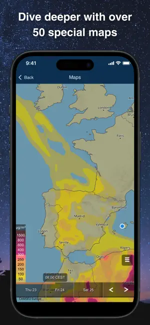 meteoblue weather & radar maps screenshot 6