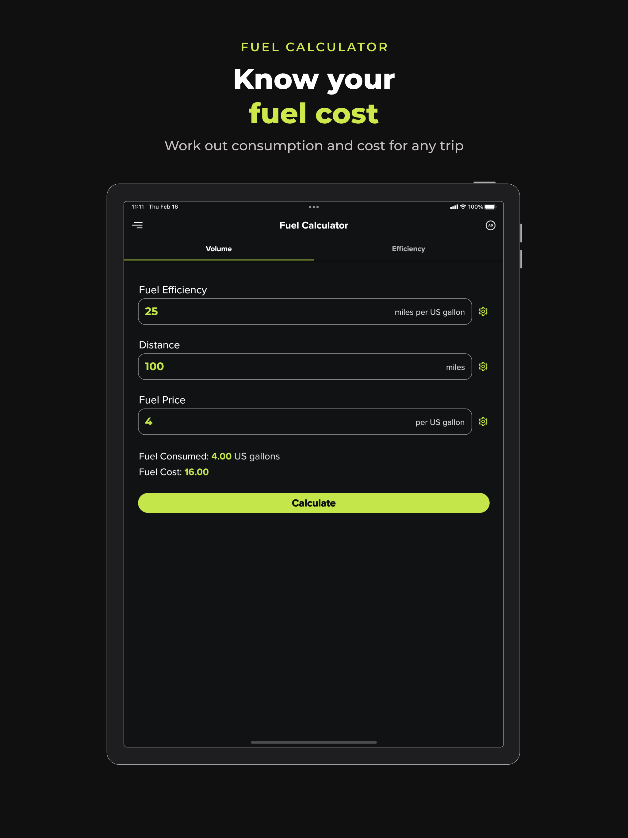 Fuel Calculator: Gas Mileage screenshot 8
