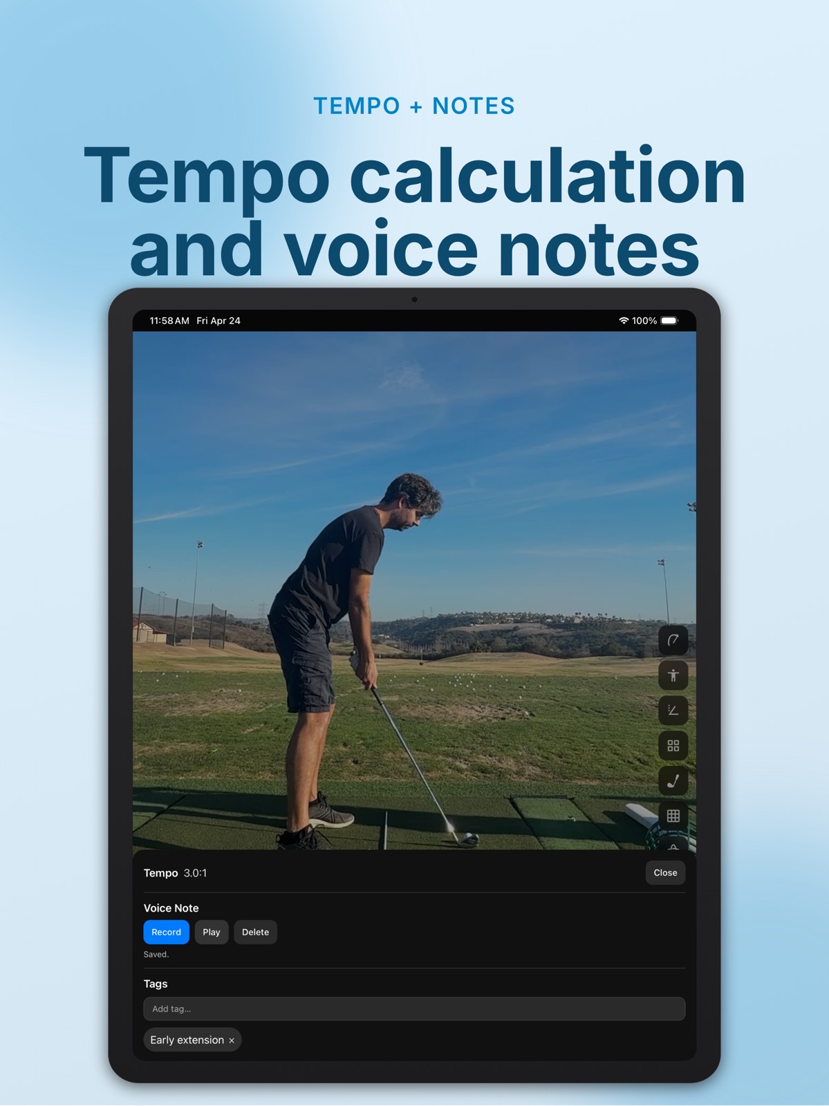 SwingDraw: Golf Swing Analyzer ipad screenshot 4