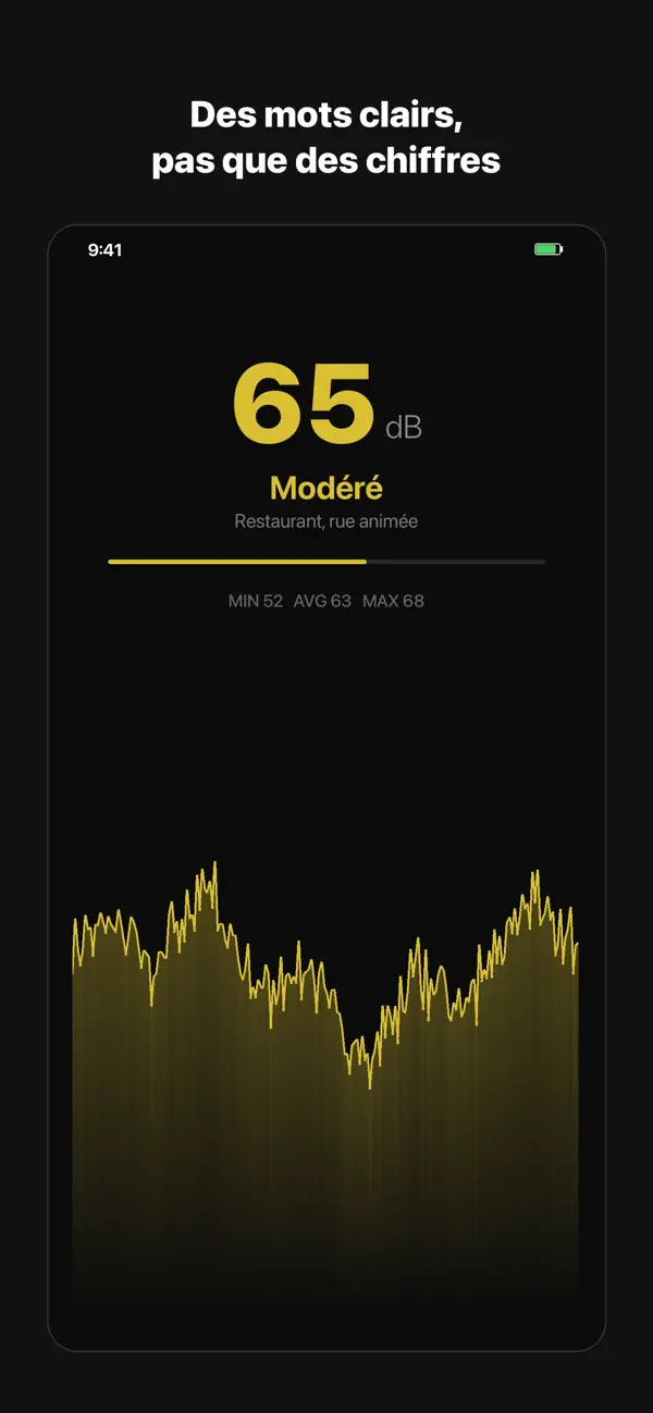 Screenshot #2 pour dB Meter — Niveau Sonore