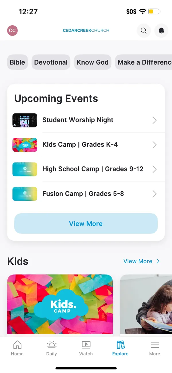 Screenshot #2 pour CedarCreek Church App