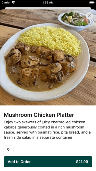 Sam's Pita and Kabab iPhone screenshot 3 - Food & Drink app