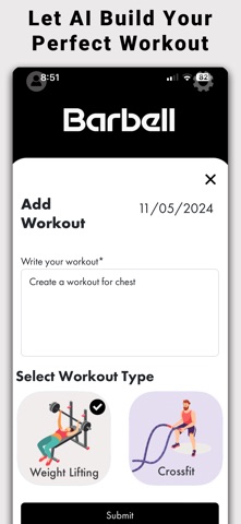 Barbell App: Workout Tracker Screenshot 1 of 4