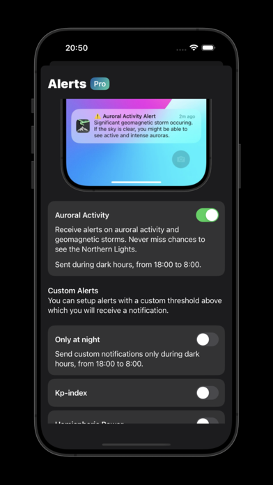 Easy Aurora: Forecast & Alerts Screenshot