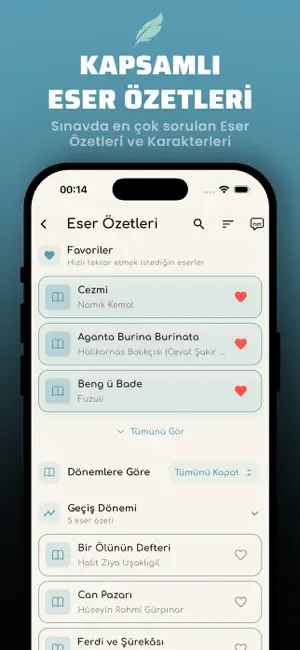 Yazar Eser: YKS, AYT Edebiyat iPhone screenshot 6