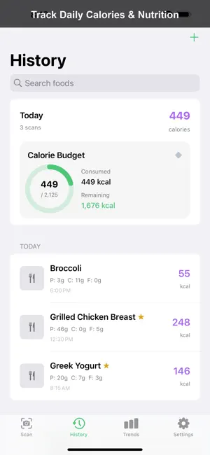 BiteCoach - AI Food Scanner screenshot 3