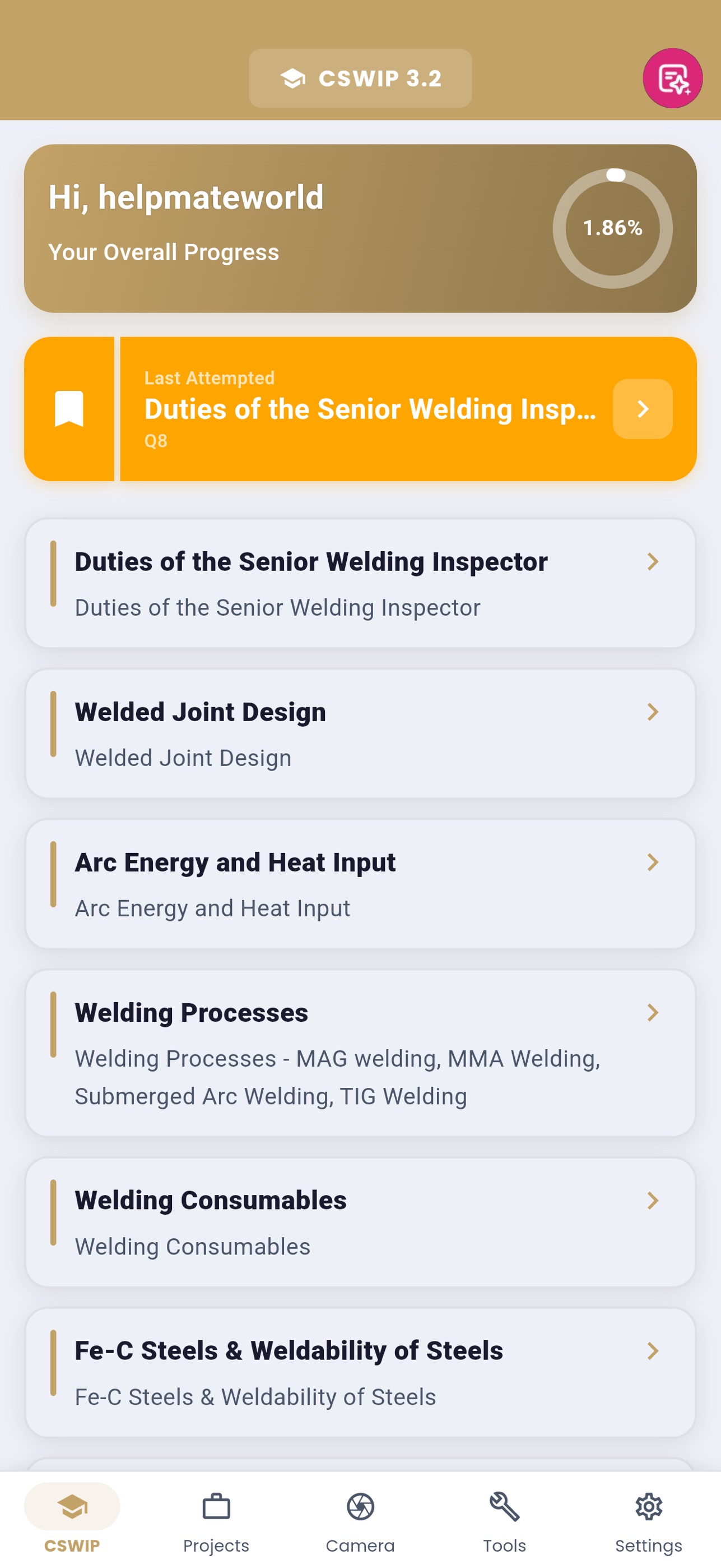 Screenshot 3 of CSWIP Welding Inspector