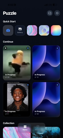 Shuffle-Picture Sliding Puzzle iPhone screenshot