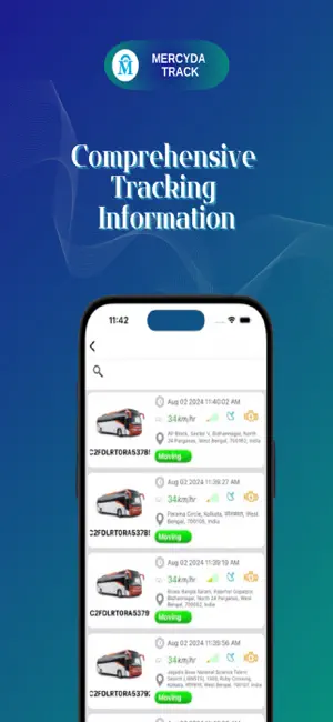 Mercyda Tracker iPhone screenshot 2