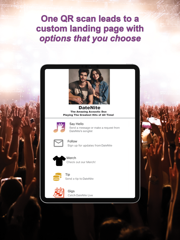 HelloBand iPad screenshot 7 - Music app