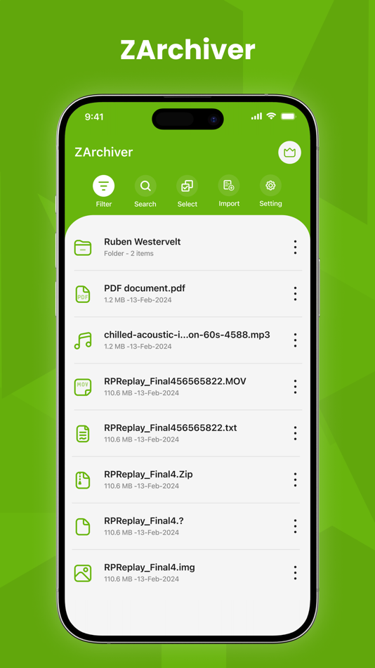 #1. ZArchiver (iOS) 由: Namrata Akabari
