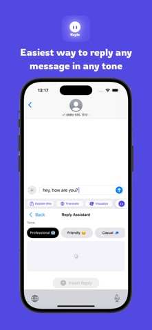 Keylo: AI on Your Keyboard iPhone screenshot