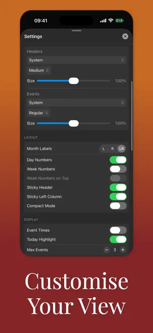 Lineár Calendar screenshot 4