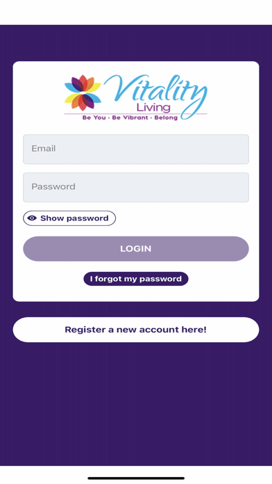 Vitality Family App Screenshot