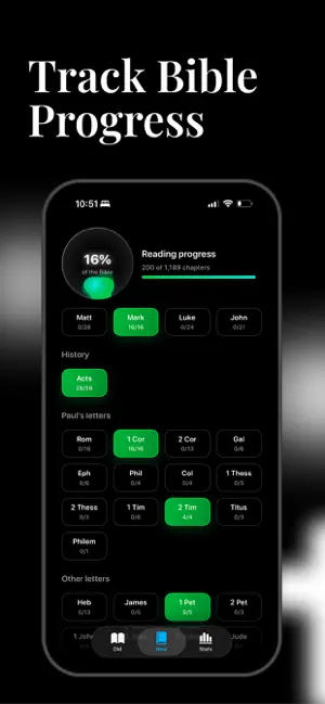 Bible Tracker & Reading Plan screenshot 1