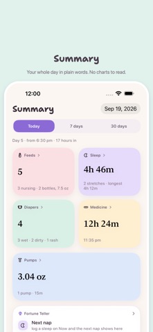 BabyTeller: Baby Tracker Screenshot 3 of 10