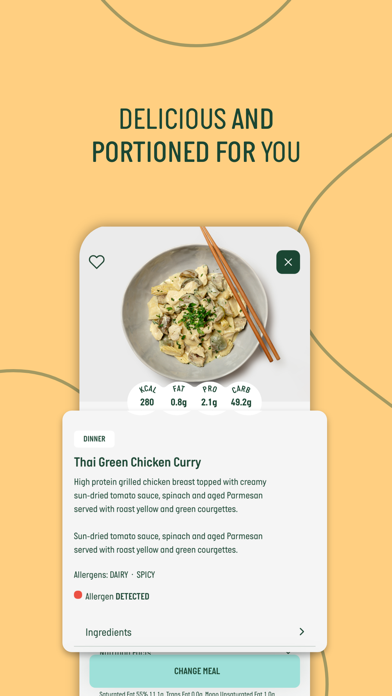 Kcal Meal Plans Screenshot