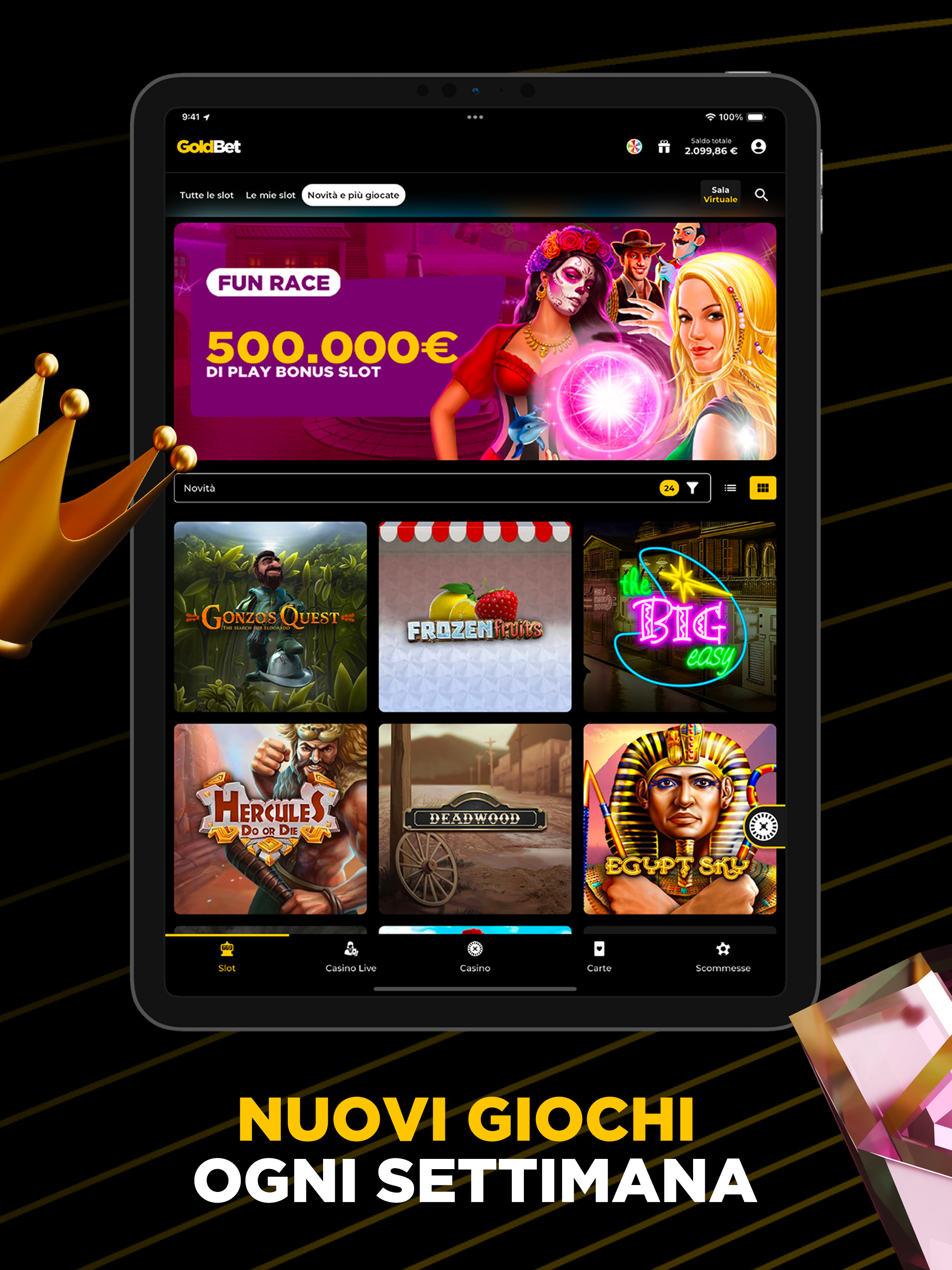 GoldBet: Casinò e Slot
