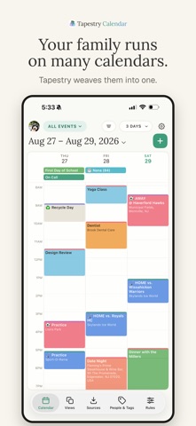 Tapestry Calendar Screenshot 1 of 8