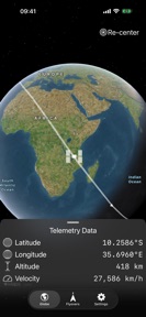Space Station Tracker screenshot
