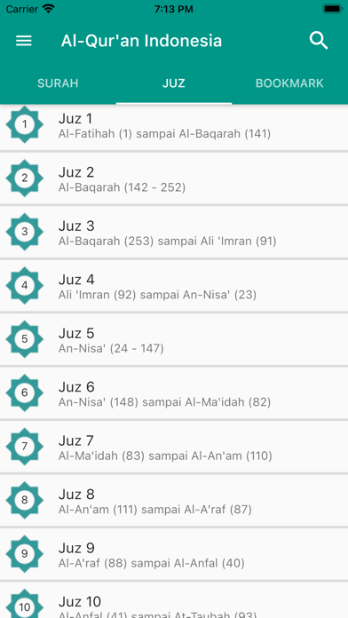 Al Quran Standar Indonesia Screenshot