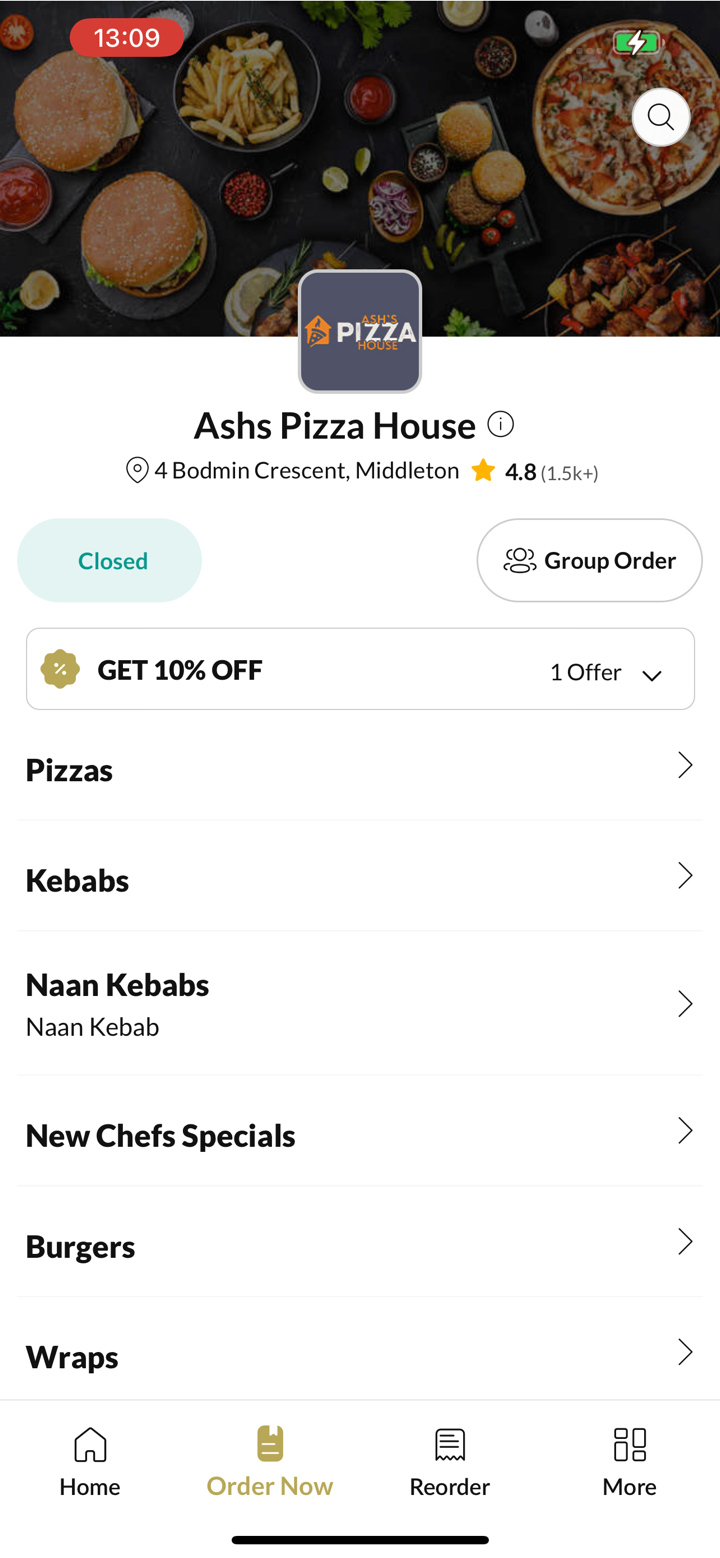 Ashs Pizza House screenshot 2