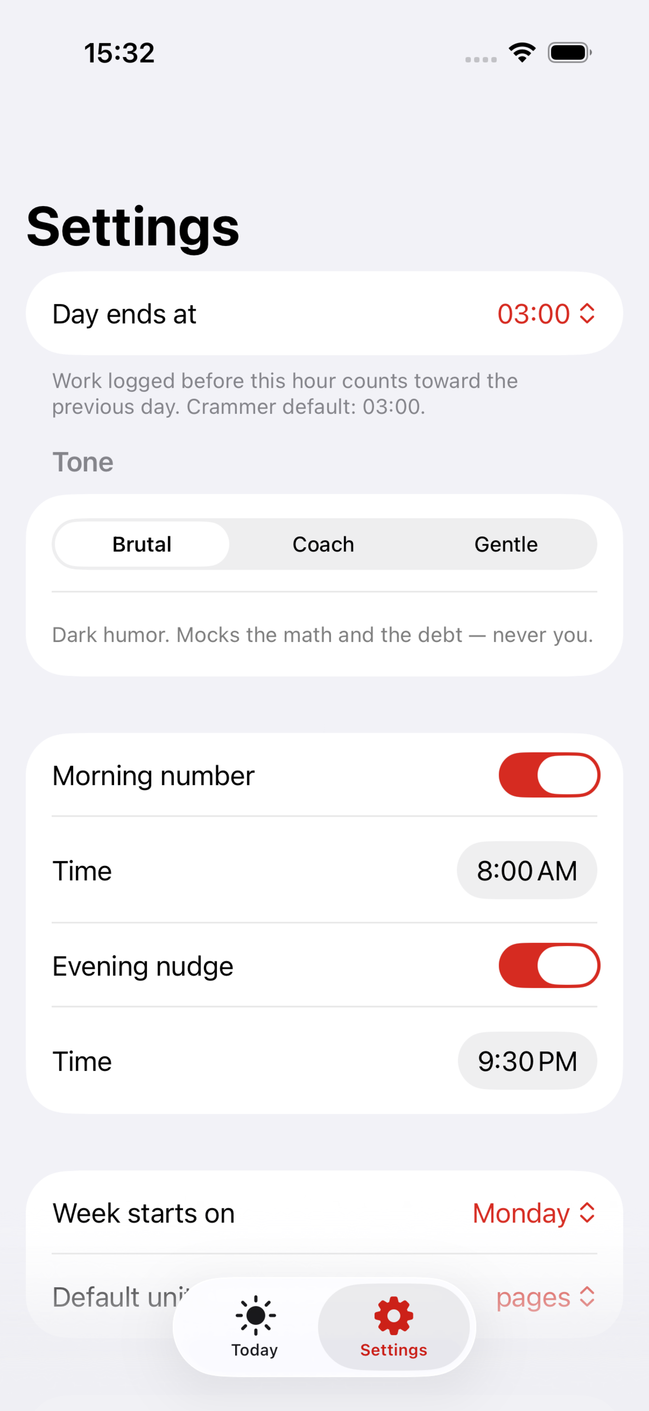 PageDebt: Study Quota screenshot 3